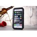 iPhone 6 6s 4.7 - Black Armor Cover Shock Proof Heavy-duty Aluminum Protective Cover Case